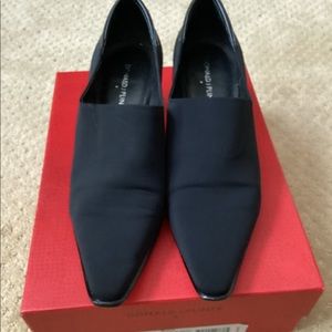Donald J. Pliner, black dress pumps.